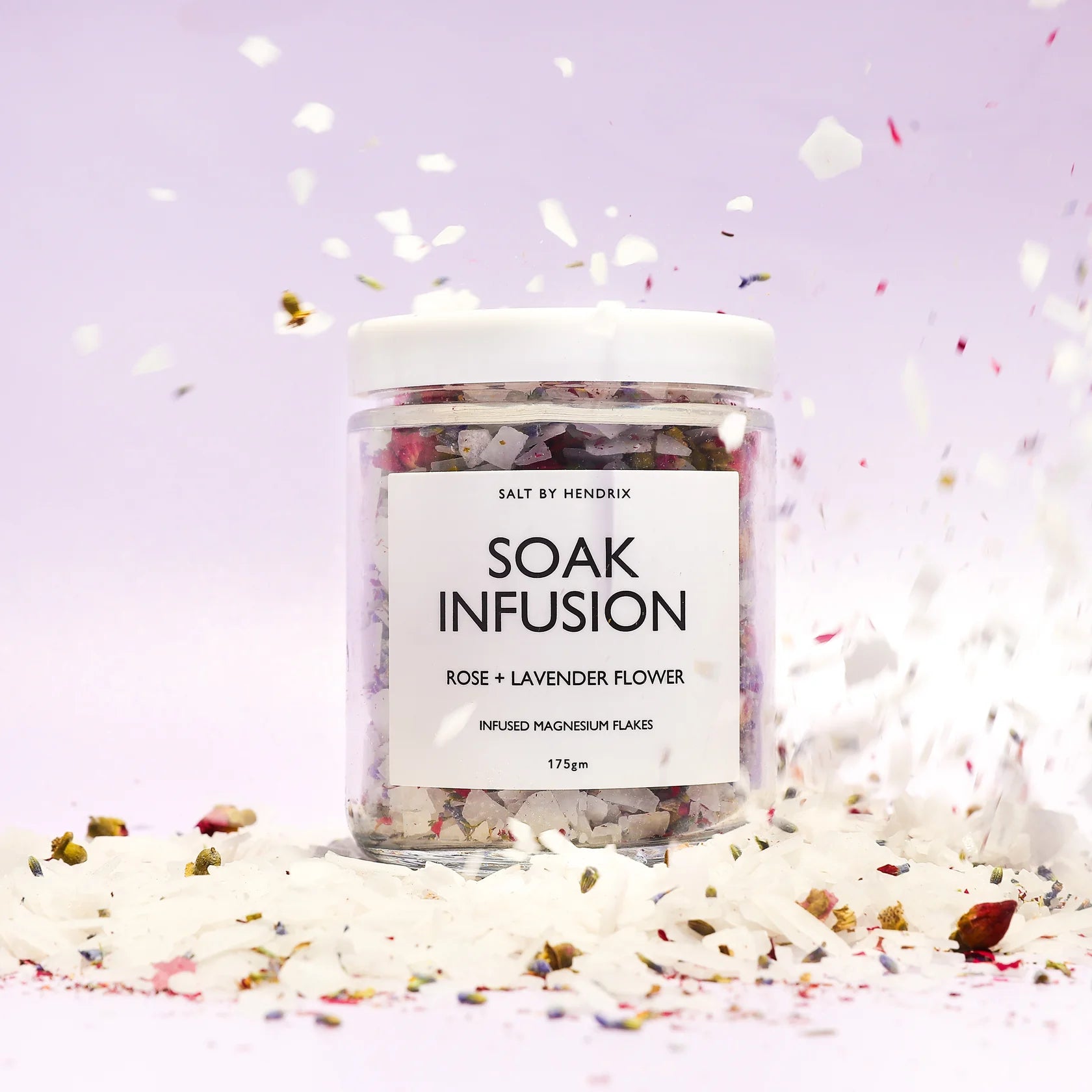 Salt By Hendrix SOAK INFUSION- ROSE + HEATHERFLOWER